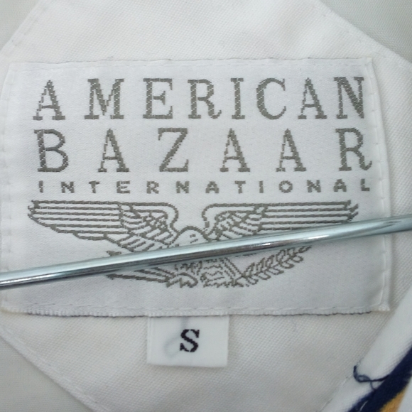 Nautical White and Navy Women's Jacket - Picture 3 of 14